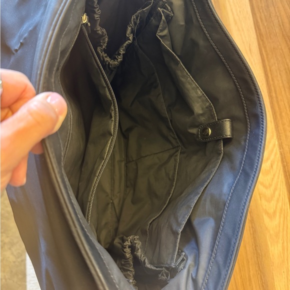 kate spade Black Messenger Bag with Canvas Material and Adjustable Strap - Picture 2 of 5